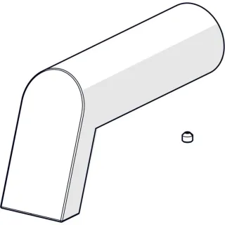 Hansa Wandauslauf komplett 160 mm 59913174
