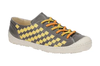 Eject 15428/2 DASS II Damen Halbschuhe Sneaker grau gelb nat?rlicher Look