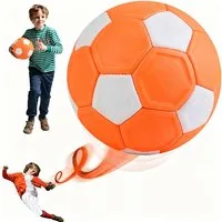 MOPUEA Fußball Fußball Curve Ball Arc Football Nr. 4 Gummi Swerve Kinder Geschenk (Fußball Curve Ball Trainingsball für Kinder elastisch robust, Kinder Fußball Trainingsball Curve Ball mit hoher Elastizität), Curve Effekt elastisch robust gut sichtba