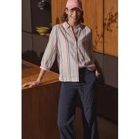 CECIL Hemdbluse im Seersucker-Style mit Streifen