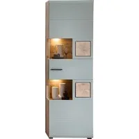 Innostyle Vitrine FUN PLUS II (2-St) Glastür, 7 Fächer, Softclose, ABS Kantenschutz