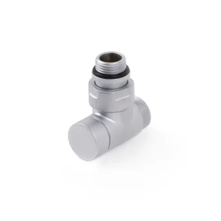 Terma Absperr-Eckventil CYLINDER GZ 1/2"-GZ 24-19 , TGZOST006, Silber TGZOST006