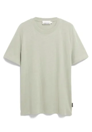 Armedangels - T-Shirt - Maarkos Lino grün - Gr. - S