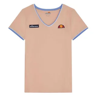 Ellesse - T-Shirt für Damen, V-Ausschnitt (Hellorange)