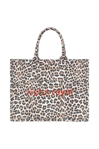 Rich & Royal - Shopping bag caffee latte - Gr. - 1