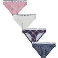 Next Bikinislip Slips aus Baumwollmodal mit Logo, 4er-Pack, Bikini (4-St)