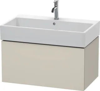 Duravit L-Cube Waschtischunterbau wandhängend Taupe Supermatt 784x459x394 mm - LC617708383 LC617708383