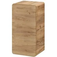 Lomadox Unterschrank LUTON-56-CRAFT Badezimmer hängend, Wotan Eiche Nb. Nb., B/H/T ca. 35/68/32 cm