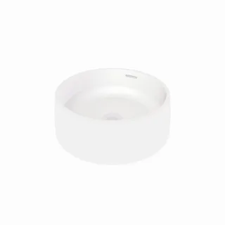 Steinberg Serie 440 Waschtisch Aufsatzschale aus Mineo Stone, weiss matt, 440 6210 W 440 6210 W