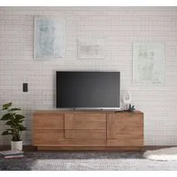 Home affaire Lowboard Jupiter, Breite 181 cm, TV-Board 1 Tür - Soft Closing, 2 Schubkästen, TV-Schrank, moderne Griffblende, FSC®, cleveres Stauraumkonzept