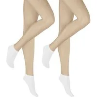 Hudson Sneakersocken ONLY 2-PACK (2er Pack) Komfortbund mit weitem Fußausschnitt