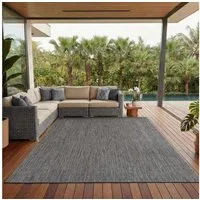 Carpettex Outdoorteppich Unicolor - Einfarbig, Läufer, Höhe: 5 mm, Teppich Wetterfest Balkon Küchenteppich Flachgewebe Sisaloptik