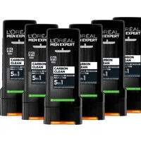 L'ORÉAL PARIS MEN EXPERT Duschgel Carbon Clean 5in1 XXL, 6-tlg., mit Carbon