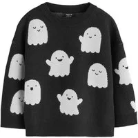 Next Rundhalspullover Halloween Strickpullover mit Rundhalsausschnitt (1-tlg)