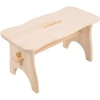 Creative Deco Fußhocker Fußbank Holz 38 x 19 x 21 cm Tritthocker Kinderhocker