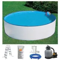 KONIFERA Rundpool USEDOM 2 (Komplett-Set, 5-tlg), Höhe 90 cm, in versch. Größen erhältlich