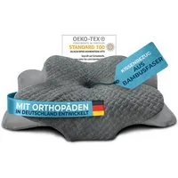 Glückstoff Kissenbezug für Orthopädisches Kissen [mit Kühl- und Wärmeeffekt], Aus Bambusfaser und Spandex, Weich & Kuschelig, Ersatzbezug