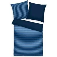 TOM TAILOR HOME Bettwäsche MEDIUM STRIPES in Gr. 135x200cm, 155x220cm oder 200x220cm, Renforcé, 2 teilig, new bedroom, mit farbigem Markenreißverschluss