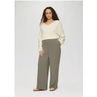 s.Oliver Chinos Hose Wide-Leg-Hose mit elastischem Bund