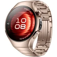 Huawei WATCH 5 42mm Smartwatch (3,5 cm/1,38 Zoll, Harmony OS), X-TAP, Health Glance, 904L Edelstahl, Kompatibel mit iOS & Android