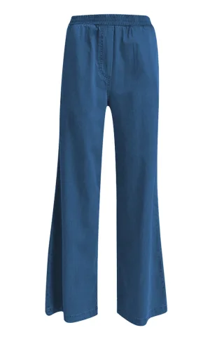 Smith&Soul - Lyocell Denim Wide Leg Pants dark denim - Gr. - S