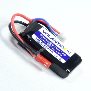 VolantexRC 768-1 Mustang P-51D/ Saber 920 756-2 RC Airplane Spare Part 7.4V 500mAh 20C Lipo Battery JST Plug
