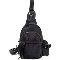 ITALYSHOP24 Schultertasche Damen Crossbody Sling-Tasche Brusttasche Bodybag Unisex Rucksack Reise, Umhängetasche Crossover Crossbag Shopper Handtasche sportlich Reise