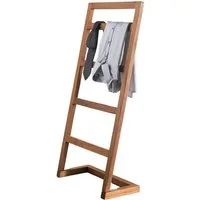 Destiny Handtuchhalter SPA & LIVING, Aufhängemöglichkeit für Handtücher o. Kleidung 53x25x110cm, Teak