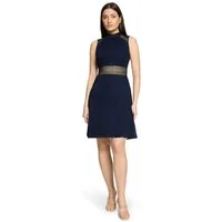 Vera Mont Cocktailkleid Damen mit Spitzeneinsatz Aufgesteppte Bänder