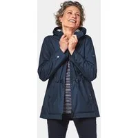 GOLDNER Funktionsjacke Funktionaler Regenmantel mit Jerseyfutter