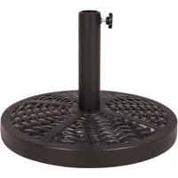 Garden Pleasure Kunststoffschirmständer Schirmständer 15kg, für Stöcke bis Ø 4 mm