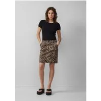 QS Minirock Rock Pencilskirt mit All-over-Print