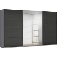 OTTO home Schwebetürenschrank Kleiderschrank Schrank Schlafzimmerschrank Garderobe AGORDO (Breiten 203/271/315/360 cm in drei Griff-Farben - NEU: Farbe SCHWARZ) Top Innenausstattung, in 4 Breiten und 2 Höhen MADE IN GERMANY