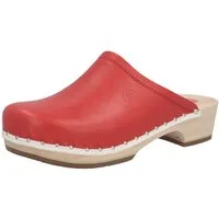 BERKEMANN Berkemann Erwachsene Holz Natur-Toeffler Clogs Led Schlappen