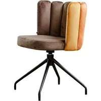 KAWOLA Esszimmerstuhl JADA Polsterstuhl - Bequemer Samt Stuhl - Drehbar (1 St), Eleganter Samtbezug. Velvet. Designstuhl. Stabil. Komfortabel