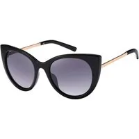 BEZLIT Eyewear Retrosonnenbrille Damen Cat-Eye Design Sonnenbrille (1-St) mit schwarzen Linsen