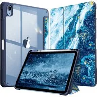 Fintie Tablet-Hülle für iPad 11 Generation 11 Zoll 2025 (A16), iPad 10 Generation 2022 10.9 Zoll, mit Stifthalter, Stoßfeste Hybrid Hülle mit transparenter Hartschale