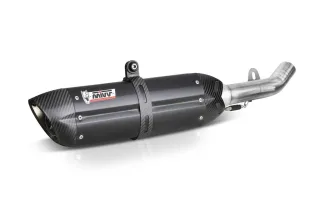 Sport Auspuff MIVV Suono Steel Black BMW F 650 / F 800 GS Bj.2008-2017 EURO3/EURO4 eintragungsfrei