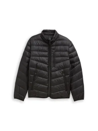 Tom Tailor - Lightweight Steppjacke mit Stehkragen black - Gr. - XL