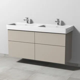 Sanipa 3way Waschtischunterbau zu Laufen Pro S Waschtisch mit 4 Auszügen, Kaschmir-Matt SP7711U