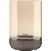 blomus Windlicht -CALMA- Kerzenhalter, Stimmungslicht: Design Edelstahloptik matt (1 St., 2er Set bei XS-Version), Glas/Edelstahl Kombination