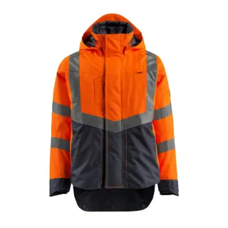 MASCOT Harlow Hard Shell Jacke SAFE SUPREME Hi-vis Orange / Schwarzblau S - 15501-231-14010-S