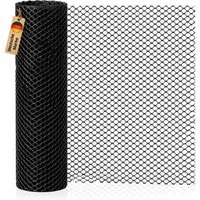 NOOR Gartenzaun Kunststoffzaun 270g/m2 - PVC ummantelt - 15x15 mm Maschenweite, Vielseitig einsetzbares Drahtgeflecht - wetterfest & flexibel