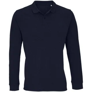 SOLS - "Planet" Poloshirt für Herren/Damen Unisex Langärmlig (Dunkelblau)