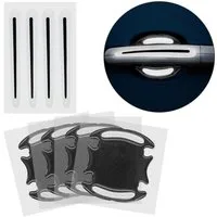 kwmobile Schutzfolie 8x Universal Auto Türgriff Lackschutzfolie, (8-St), Folie selbstklebend Schutzfolie Griffmulden und Griff 9,1 x 8,3 + 13 x