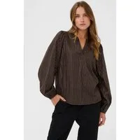 KAFFE Langarmbluse Bluse langarm KAluise
