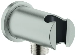 GROHE Wandanschlussbogen Rainshower 26658 runde Rosette supersteel, 26658DC0 26658DC0