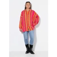 Studio Untold Hemdbluse Bluse Oversize Shape Musselin Streifen