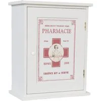 Clayre & Eef Dekobecher Clayre & Eef Vintage Arzneikasten Medizinschrank Wandschrank, Vintage