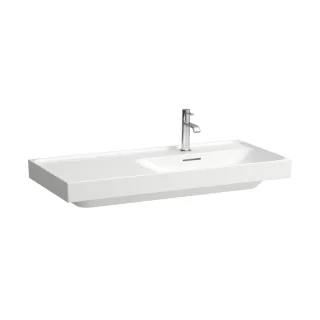 LAUFEN Waschtisch MEDA 460x1000x160 Ablage links o. Hl. o.Ül. Weiß, H8171170001121 H8171170001121
